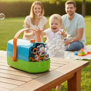 3 In 1 Bubble Machine Automatic Bubble Maker Outdoor Party USB